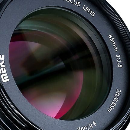 Meike 85mm f/1.8 Lente Full Frame Autoenfoque Sony E con Motor STM y Diafragma de 9 Hojas