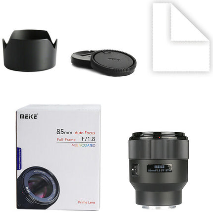 Meike 85mm f/1.8 Lente Full Frame Autoenfoque Sony E con Motor STM y Diafragma de 9 Hojas