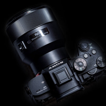 Meike 85mm f/1.8 Lente Full Frame Autoenfoque Sony E con Motor STM y Diafragma de 9 Hojas