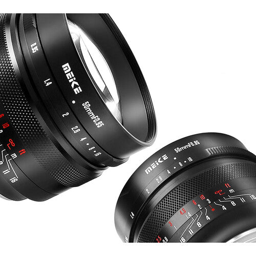 Meike 50mm f/0.95 Lente para Canon EF-M Montura APS-C 80mm Manual