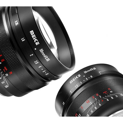 Meike Objetivo 50mm f0.95 para Micro Cuatro Tercios con Distancia Mínima 1.5"