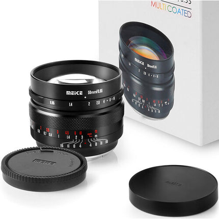 Meike 50mm f0.95 Objetivo Para FUJIFILM X Montura APS-C Apertura f0.95 a f16