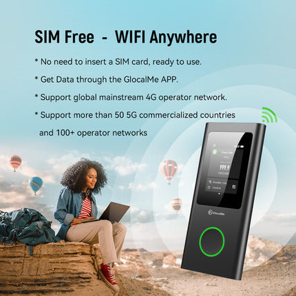 GlocalMe U50 Numen Air Punto de Acceso 5G Global 2.5Gbps Conectividad 5G