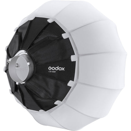Godox Softbox Farol Plegable 50cm Montura Bowens con Control de Luz y Estuche