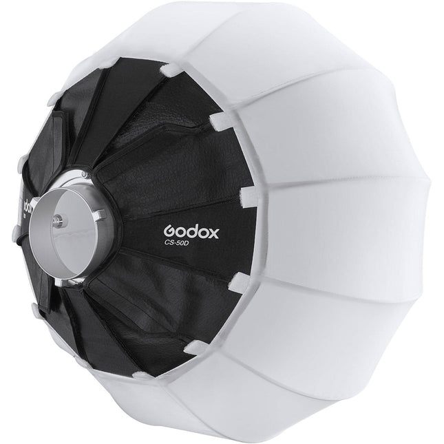 Godox Softbox Farol Plegable 50cm Montura Bowens con Control de Luz y Estuche