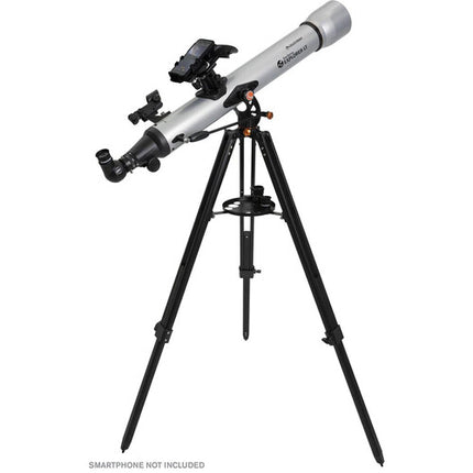 Celestron StarSense Explorer LT 80AZ telescopio refractor 80mm f11 con trípode ajustable y app móvil