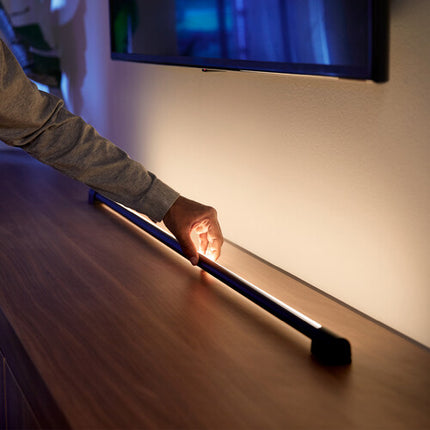 Philips Hue Play Gradient Light Tube Negro Luz LED Regulable 1100 a 1540 Lumen