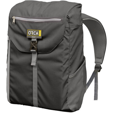 ORCA Any Day Mochila para Laptop Gris para Notebooks hasta 17 Pulgadas con Compartimento Acolchado y Manga para Carro
