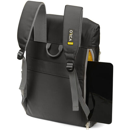 ORCA Any Day Mochila para Laptop Gris para Notebooks hasta 17 Pulgadas con Compartimento Acolchado y Manga para Carro