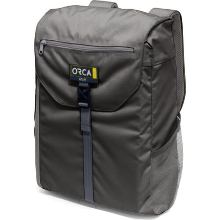 ORCA Any Day Mochila para Laptop Gris para Notebooks hasta 17 Pulgadas con Compartimento Acolchado y Manga para Carro