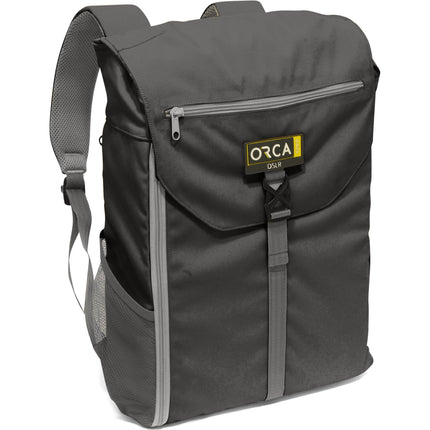 ORCA Any Day Mochila para Laptop Gris para Notebooks hasta 17 Pulgadas con Compartimento Acolchado y Manga para Carro