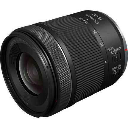 Canon RF 15-30mm f4.5-6.3 IS STM objetivo gran angular estabilizador óptico