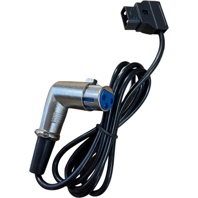 Bescor Cable D-Tap a 3-Pin XLR para luces Litepanels baterías Gold Mount
