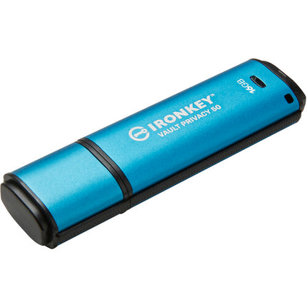 Kingston 16GB IronKey Vault Privacy 50 Series USB-A 3.2 Gen 1 Unidad Flash Seguridad 250 MB/s Lectura 180 MB/s Escritura Waterproof 4'