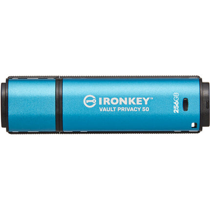 Kingston 256GB IronKey Vault Privacy 50 USB Flash Drive USB-A 3.2 250MB/s Lectura 180MB/s Escritura