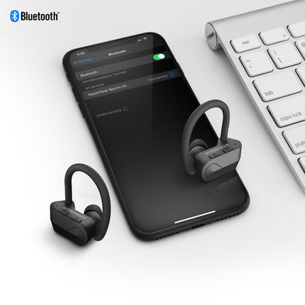 HyperGear Sport X2 Auriculares Deportivos Inalámbricos Bluetooth 5.0 4 Horas Reproducción