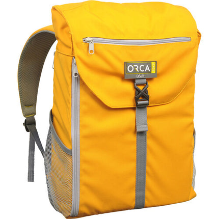 ORCA Any Day Mochila para Portátil Amarilla para Notebooks hasta 17" con Bolsillos Externos y Funda Acolchada