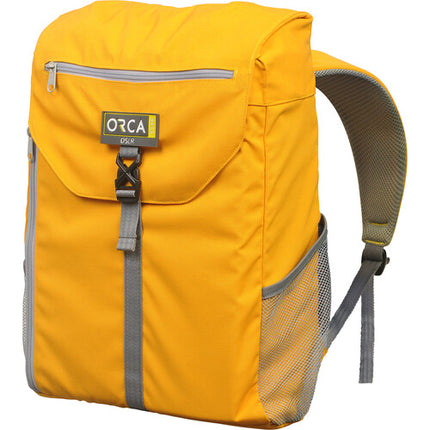 ORCA Any Day Mochila para Portátil Amarilla para Notebooks hasta 17" con Bolsillos Externos y Funda Acolchada