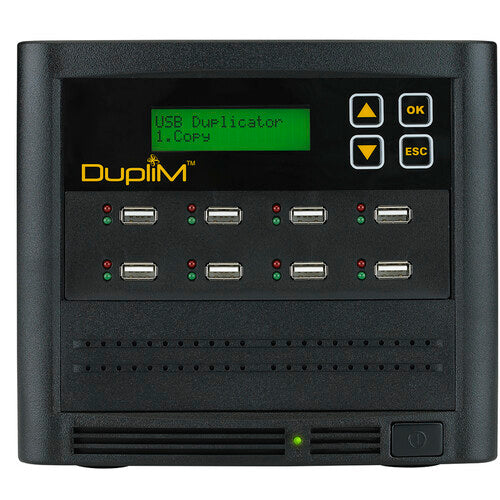 DupliM 7-Target Duplicadora USB Torre Velocidad 200 Mb/s 256MB Buffer