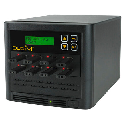 DupliM 7-Target Duplicadora USB Torre Velocidad 200 Mb/s 256MB Buffer
