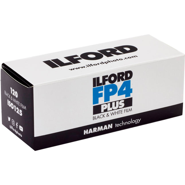 Ilford FP4 Plus película negativa blanco y negro 120 ISO 125 grano fino