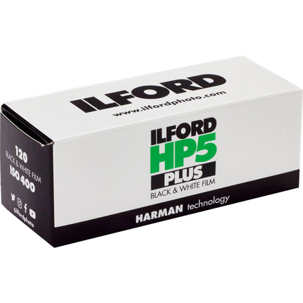 Ilford HP5 Plus película negativa blanco y negro 120 ISO 400 latitud amplia