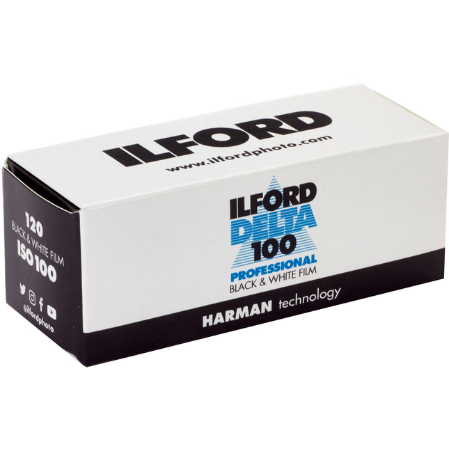 Ilford Delta 100 Película en Blanco y Negro Profesional ISO 100 120 Rollos