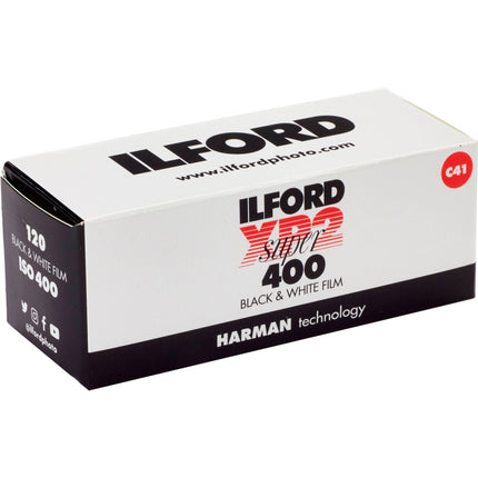 Ilford XP2 Super Película Negative Blanco y Negro 120 ISO 400 Granulado Fino
