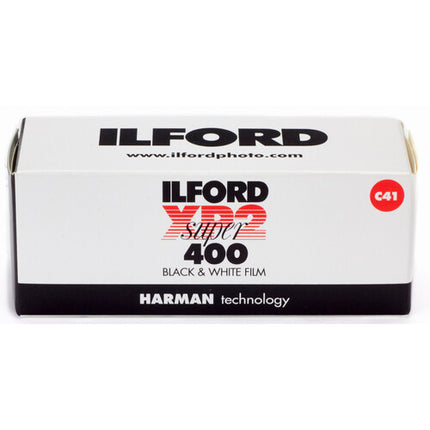 Ilford XP2 Super Película Negative Blanco y Negro 120 ISO 400 Granulado Fino