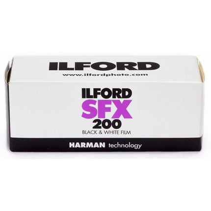 Ilford SFX 200 Película Negativa Blanco y Negro 120 ISO 200 Sensibilidad Extensa