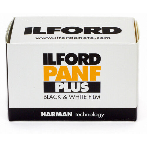 Ilford Pan F Plus Película Fotográfica Blanco y Negro 35mm ISO 50 36 Exposiciones