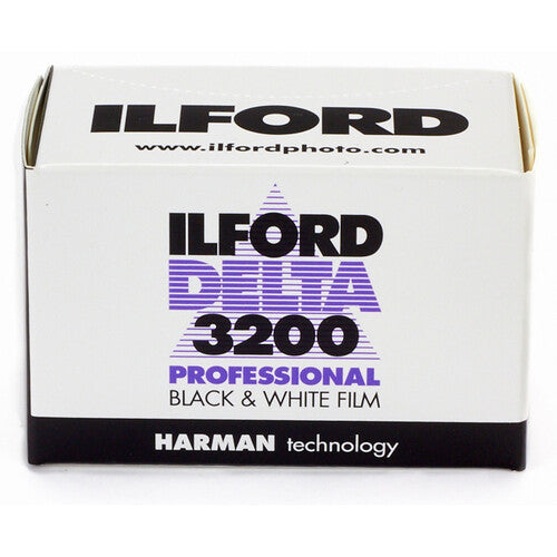 Ilford Delta 3200 Película Negativa Blanco y Negro 35mm ISO 3200 36 Exposiciones