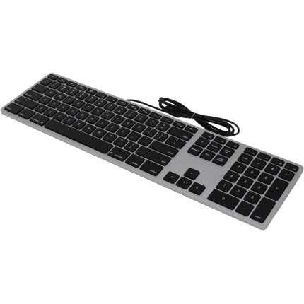 Matias Teclado Cableado para Mac Space Gray USB 2.0 Type-A