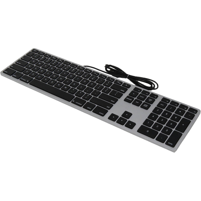 Matias Teclado Cableado para Mac Space Gray USB 2.0 Type-A