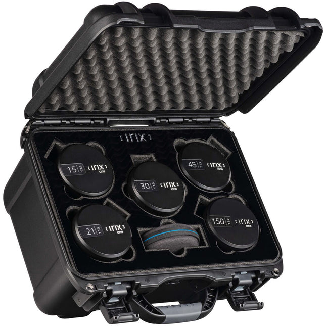IRIX Cine Production Set Lentes E Mount 15 21 30 45 150mm Kit Filtros Magnéticos Caso Nanuk