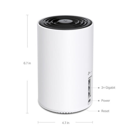 TP-Link Deco XE75 AXE5400 Sistema Wi-Fi Mesh Tri Banda 5378 Mb/s 2 Piezas