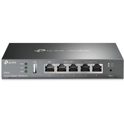 TP-Link ER605 V2 Router VPN Gigabit 2 WAN LAN 248 Mbps Throughput