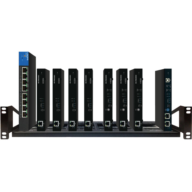 Key Digital 4x4 4K UHD Procesador de Muro de Video HDMI con 4 Unidades RX