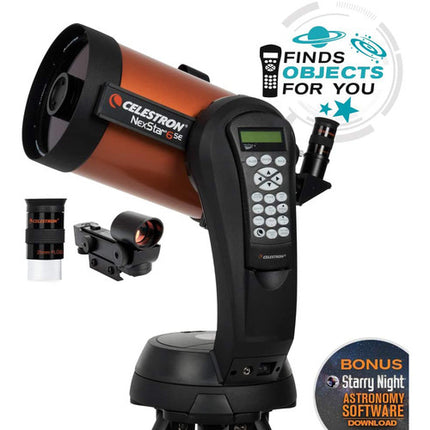 Celestron NexStar 6SE 150mm f/10 Telescopio Schmidt-Cassegrain GoTo con PowerTank y Filtro Lunar