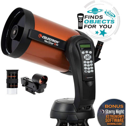 Celestron NexStar 8SE Telescopio Schmidt-Cassegrain 203mm f10 Motor GoTo Kit de Oculares