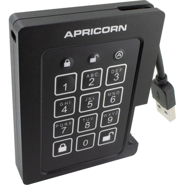 Apricorn Aegis SSD 4TB Unidad Estado Sólido USB 3.0 300 MB/s con Encriptación AES