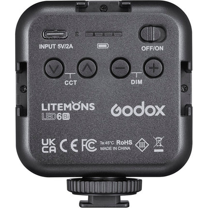 Godox VK2-LT Kit Vlog para iPhone Luz LED Bicolor 3200-6500K y Micrófono Lightning