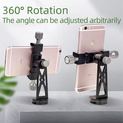 CimaPro CP-5 Tripode Metal Soporte para Móvil 360° Rotación 3/8"-1/4"