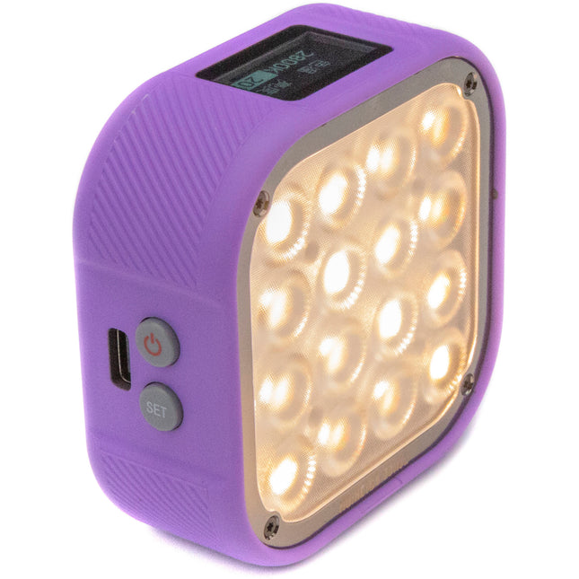 iFootage RGBW Handy Luz LED para cámara 2000mAh 2700-10000K Glamour Purple