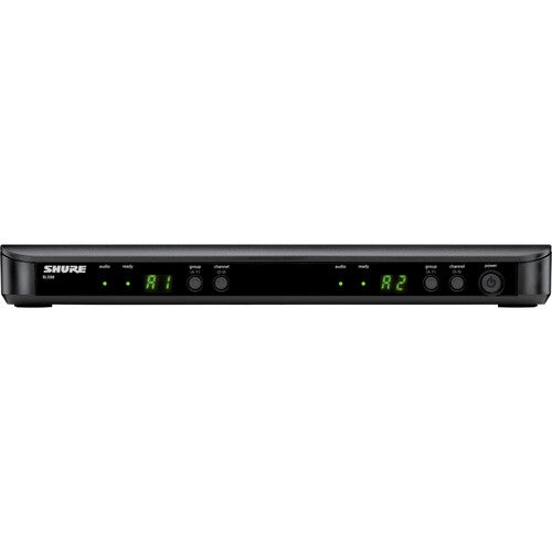 Shure BLX1288/PGA31 Sistema de Micrófono Inalámbrico Dual Canal con Headset y Micrófono de Mano 123 Frecuencias 14 Horas Batería