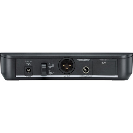 Shure BLX4 receptor inalámbrico de mesa alcance 300 pies 123 frecuencias