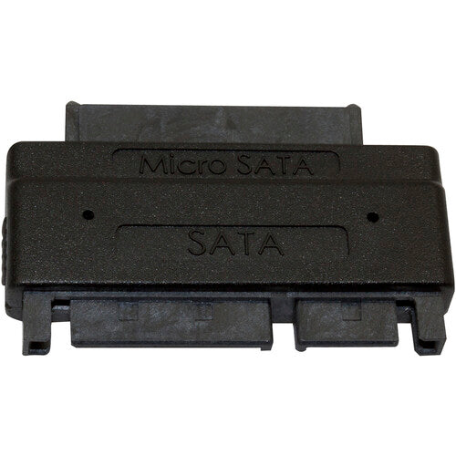 DupliM Adaptador Micro-SATA a SATA para SSD 1.8" con conectores chapados en oro y soporte 3.3V y 5V