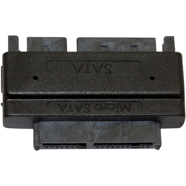 DupliM Adaptador Micro-SATA a SATA para SSD 1.8" con conectores chapados en oro y soporte 3.3V y 5V