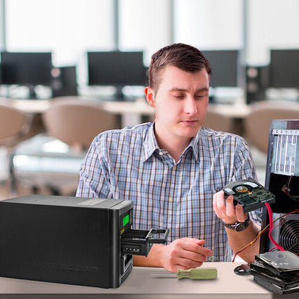 DupliM SSD HDD Copiadora y Sanitizadora SATA IDE para 2.5y 3.5 pulgadas