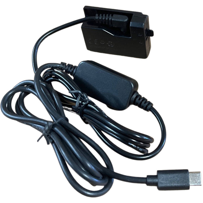 Bescor LP-E17 Batería Dummy con conector USB Tipo-C y regulación externa